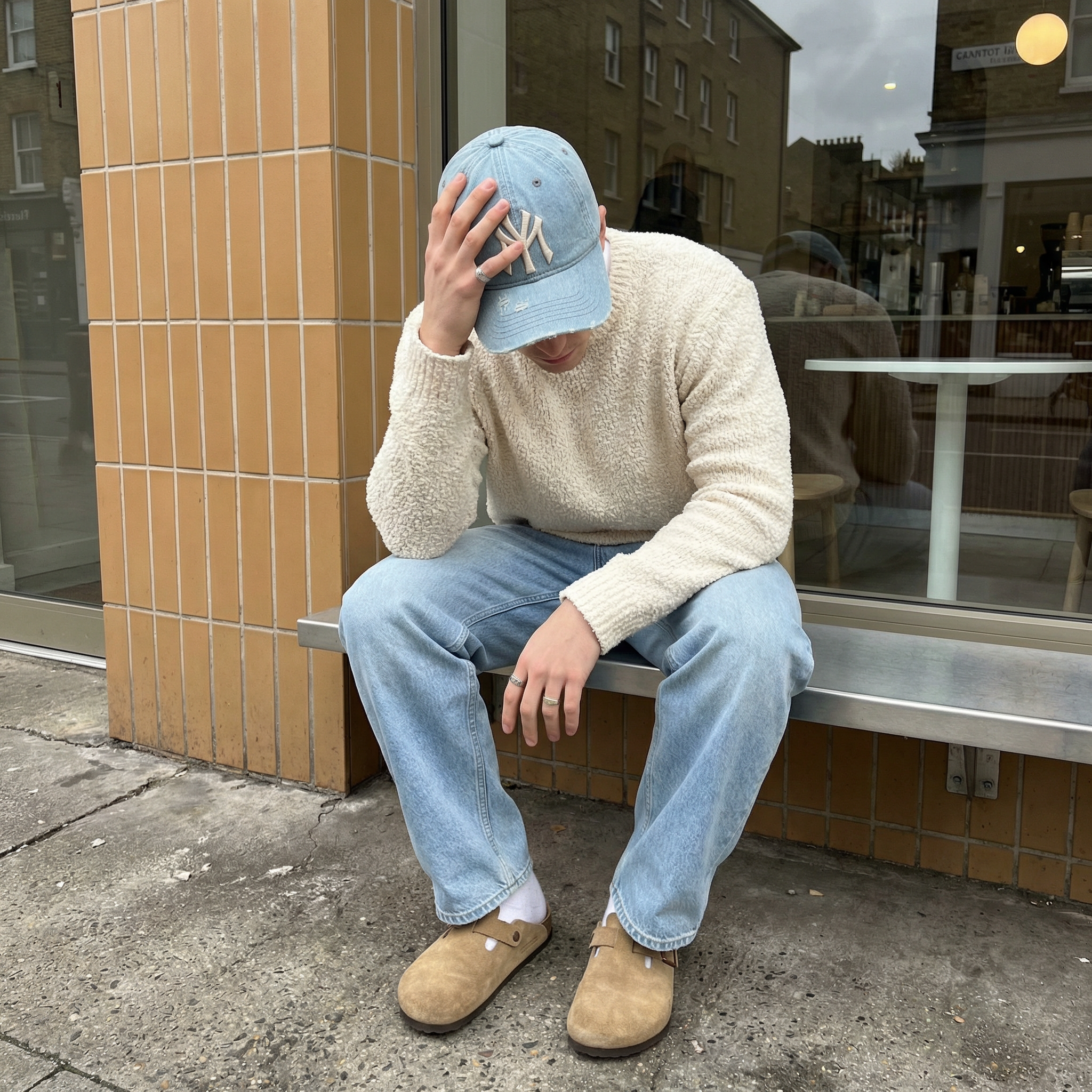 CAPY casquette jeans style rue